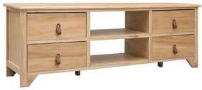 vidaXL Móvel de TV 115x30x40 cm madeira de paulownia