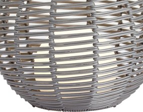 Candeeiro de mesa para exterior cinzento escuro 25cm Incl. LED Recarregável com USB-C IP44 - Oli