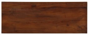 vidaXL Tampo de mesa retangular 90x20x2,5 cm madeira recuperada maciça