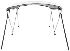 Toldo de 4 arcos Bimini c/ paredes laterais 243x(230-244)x137cm