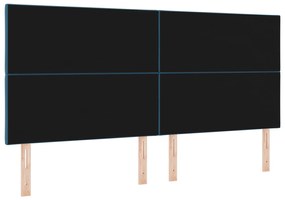 Cabeceira Design de Blocos de Diamante Azul Escuro 200 cm Veludo