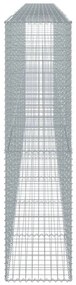 Cesto gabião com cobertura 700x50x200 cm ferro galvanizado
