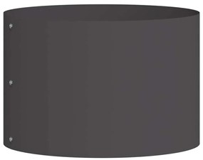 Plantadeira de Metal Preta Preto Metal 30 x 30 x 20 cm