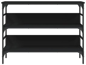 Mesa consola 100x32x75 cm derivados de madeira preto