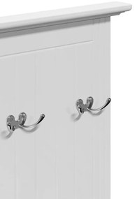 Carrinho de cozinha BODO branco e castanho 72x45x80 cm