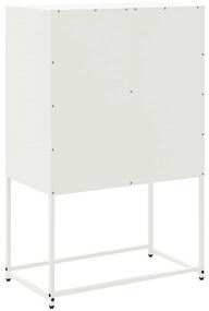 Aparador 68,5x38,5x107 cm aço branco