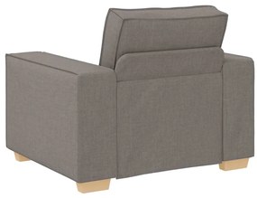 Sofá-cadeira Taupe 60 cm Tecido