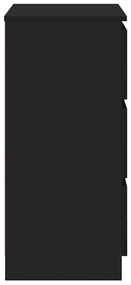 Aparador 60x35x76 cm derivados de madeira preto