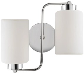 Candeeiro de Parede Balcova – Prateado – 32 cm