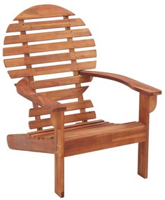 vidaXL Cadeira Adirondack em madeira de acácia maciça