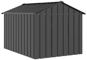 Casota para cães com telhado 113x153x101 cm aço galvanizado