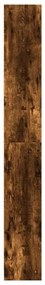 Estante 80x24x176 cm derivados de madeira carvalho fumado