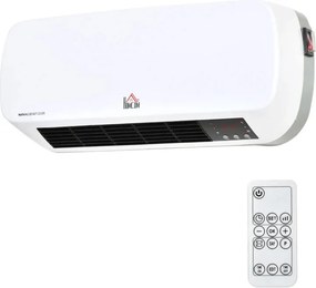Aquecedor Cerâmico de Parede 1000W/2000W com Controle Remoto