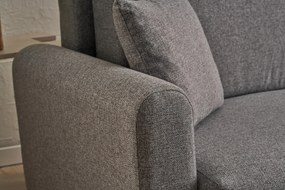 Sofá-Cama de Canto Mane – Cinzento – 246 x 85 x 160 cm