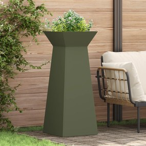 Suporte para Plantas Verde azeitona Metal 40 x 40 x 101 cm
