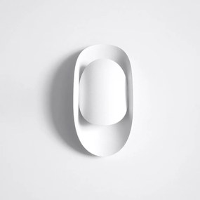 Aplique Candeeiro de parede Aço TEAR Branco