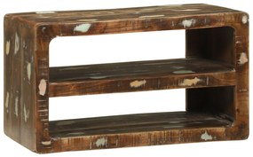 Armário de TV 60x32x36 cm Madeira Recuperada Maciça