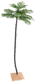 Palmeira c/ 136 luzes LED 220 cm branco quente