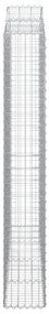 Cesto gabião arqueado 200x30x200/220 cm ferro galvanizado