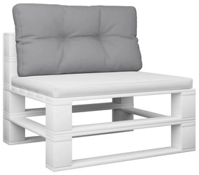 Almofadão para sofá de paletes 80x40x12 cm tecido cinza