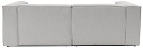 Sofá de 2 Lugares Fora – Cinzento Claro – 66x248 cm