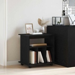 Gabinete Móvel vidaXL Preto Carvalho 60x45x55 cm em Madeira Derivada