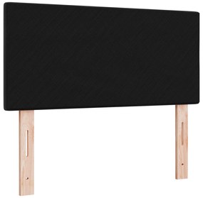 Cabeceira VidaXL Botonê Preto 90 cm Veludo