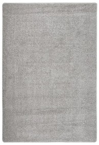 vidaXL Tapete shaggy 140x200 cm antiderrapante cinzento-claro