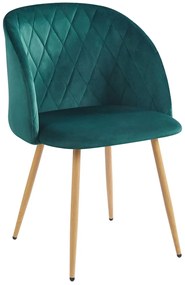 Pack 4 Cadeiras Velt Veludo - Verde
