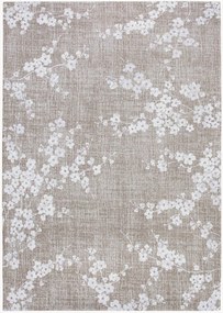 Tapete lavável em jacquard para interior e exterior Sakura