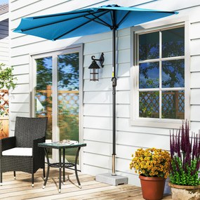 Base para guarda-sol em mármore 45 x 22,5 x 40 cm, com 25 kg, 2 rodas de fixação e tubo em aço inoxidável (GUARDA SOL NÃO INCLUIDO), cinzenta