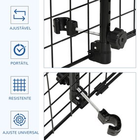 PawHut Grade de Segurança de Carro para Cães Extensível Universal Grad