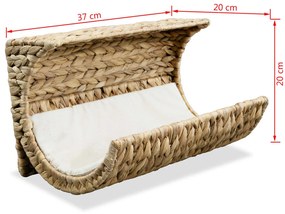 Cama para gato com almofadão jacinto de água 37x20x20 cm