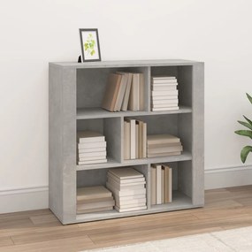 819488 vidaXL Aparador 80x30x80 cm derivados madeira cinzento cimento
