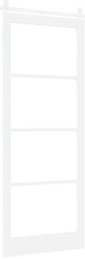 Conjunto de Porta Deslizante com Hardware vidaXL Branco 93x232 cm Made