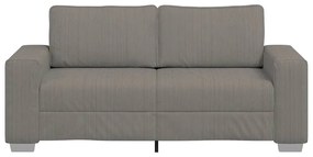 Sofá-luvas 140 cm tecido corduroy cinzento-claro