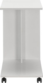 Mesa de Apoio "Volare" - Branco - 35x65x45cm - Design Moderno