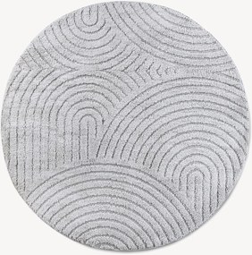 Tapete redondo com relevo New York Panglao