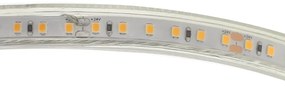 Fita LED Monocolor SMD2835, DC24V, 50 metros (120Led/m), 500W, IP66, Azul Gelo