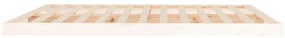 Estrutura cama super king size 180x200 cm pinho maciço branco
