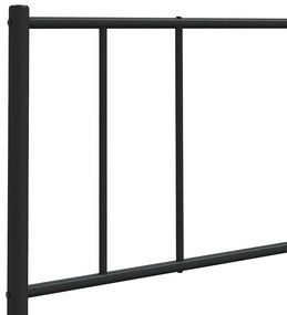 Cabeceira de cama 100 cm metal preto