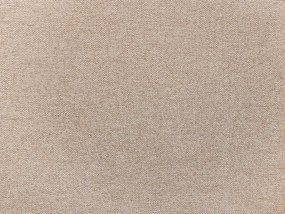 Cama de casal continental em tecido creme 160 x 200 cm PRESIDENT Beliani