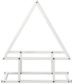 Suporte para lenha 50x25x60 cm aço laminado a frio branco