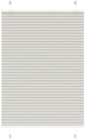 vidaXL Cinzento Luz Plissada Cega 90x100 cm Largura Tecido 89,4 cm