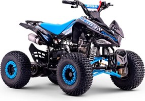 Mini moto 4 gasolina para crianças de 110cc Automática Roan Pantera R7 C/ Marcha atras e Limitador Azul