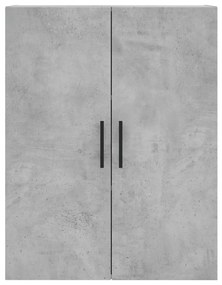 Armário alto 69,5x34x180 cm derivados de madeira cinza cimento