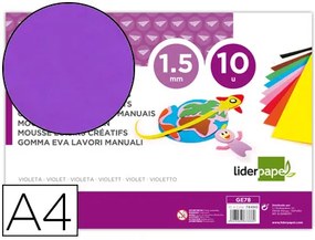 Goma Eva Din A4 60gr Espessura 1,5mm Violeta