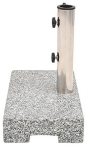 Base para guarda-sol em granito retangular 25 kg