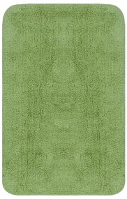 Conjunto tapetes de casa de banho 3 pcs tecido verde