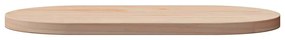 Tampo de mesa oval 70x35x2,5 cm madeira de pinho maciça